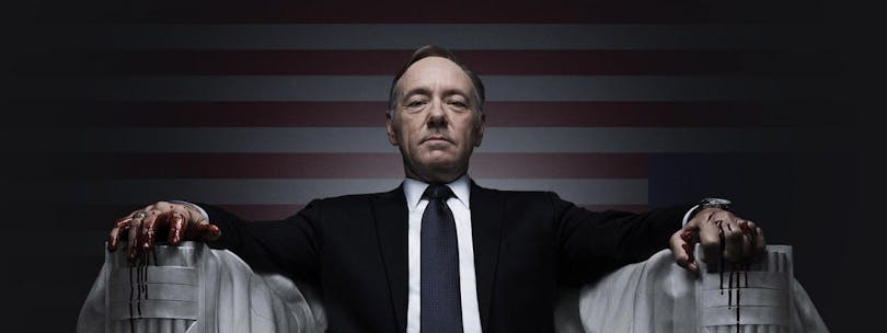 Kevin Spacey i House of Cards.