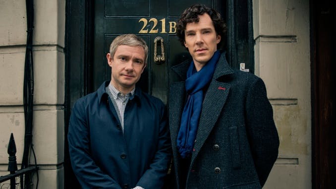 Martin Freeman och Benedict Cumberbatch i "Sherlock"