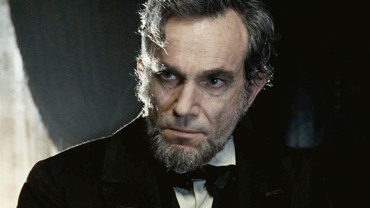 Bild på Daniel Day Lewis som Abraham Lincoln