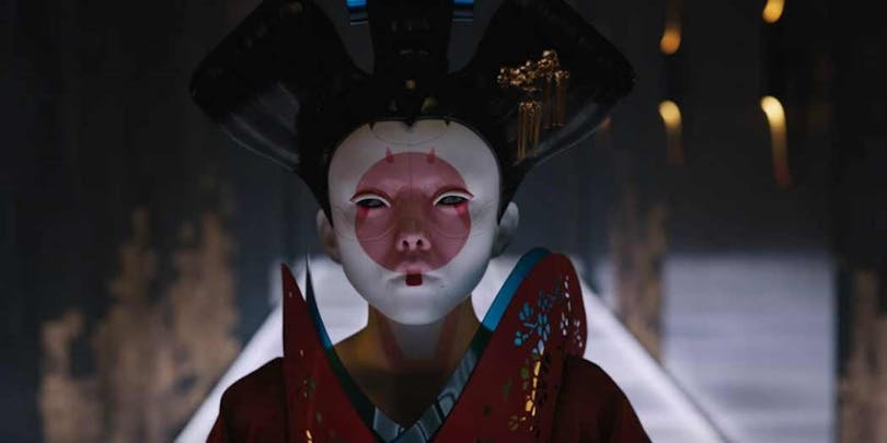 still from the movie ghost in the shell
