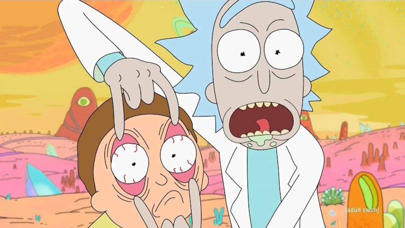 Rick and Morty häpnas