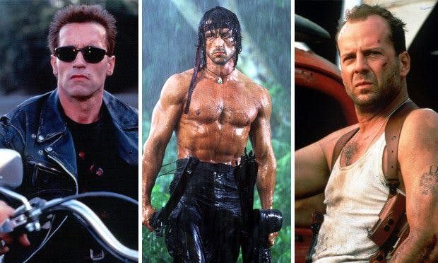 Arnold, Stallone och Bruce