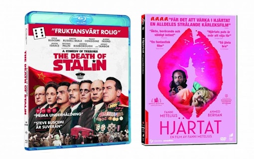 TÄVLING: Vinn "Hjärtat" och "The Death of Stalin" på DVD och Blu-Ray