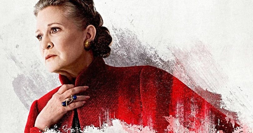 Carrie Fisher som prinsessan Leia.