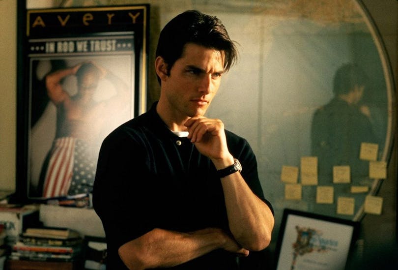 Tom Cruise i Jerry Maguire.