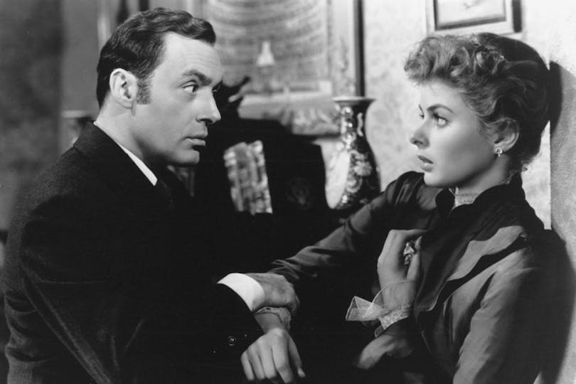 Charles Boyer och Ingrid Bergman i "Gasljus".