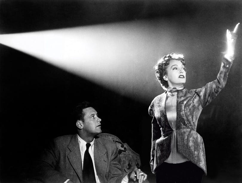 William Holden och Gloria Swanson i "Sunset Boulevard".