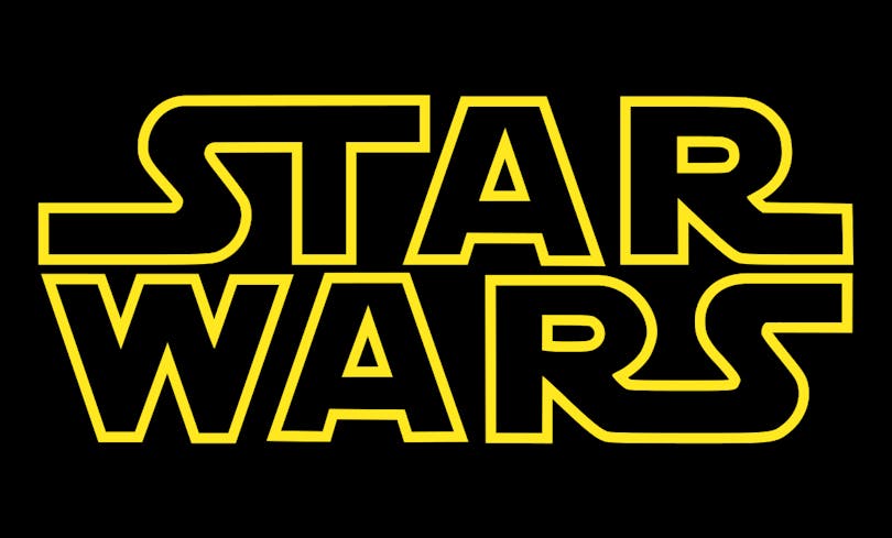 En bild på Star Wars loggan