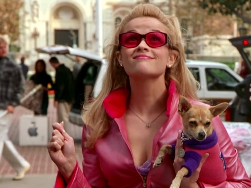 Reese Witherspoon i Legally Blonde.
