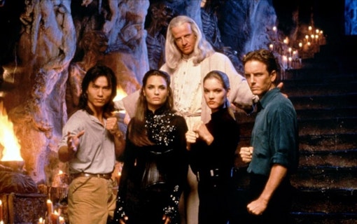 Huvudkaraktärerna i Mortal Kombat (1995) står uppradade. Foto: New Line Cinema