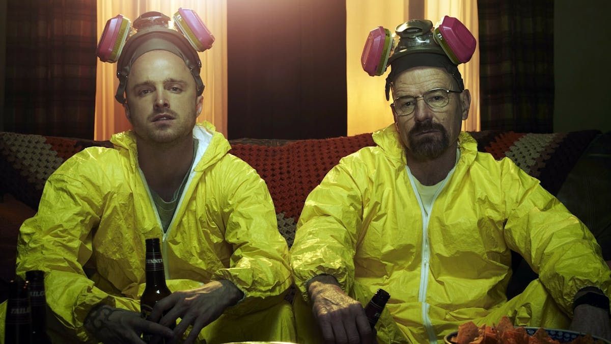 Bryan Cranston och Aaron Paul i Breaking Bad. Foto: Netflix