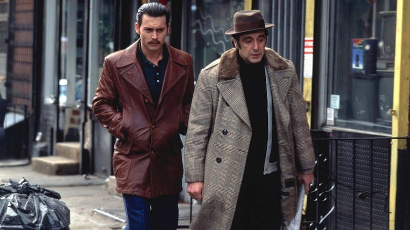 Johnny Depp och Al Pacino i "Donnie Brasco".