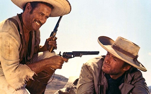 Clint Eastwood och Eli Wallach i Den gode, den onde, den fule. Foto: Produzioni Europee Associate.