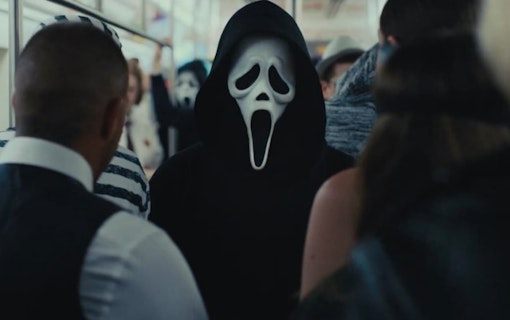 Nya Scream-filmens läskiga marknadsföring – Ghostface dyker upp på stan
