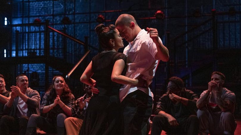 Channing Tatum och Salma Hayek i Magic Mike's Last Dance 