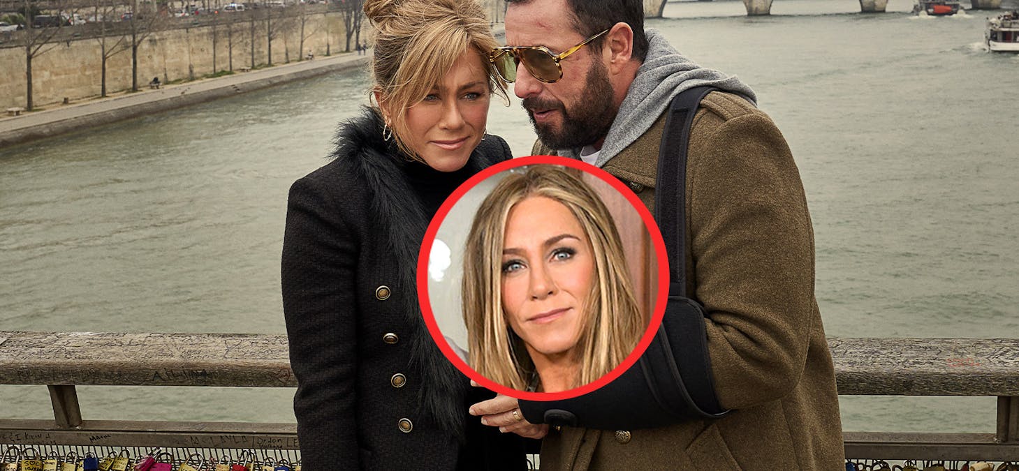 Jennifer Aniston vägrade stå med Adam Sandler – stelt på premiären för Murder Mystery 2