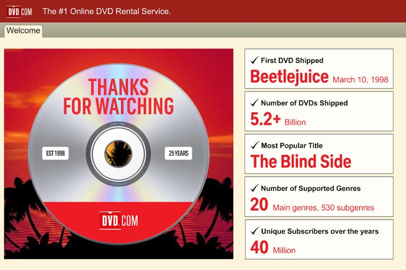 Netflix slutar med dvd-utskick